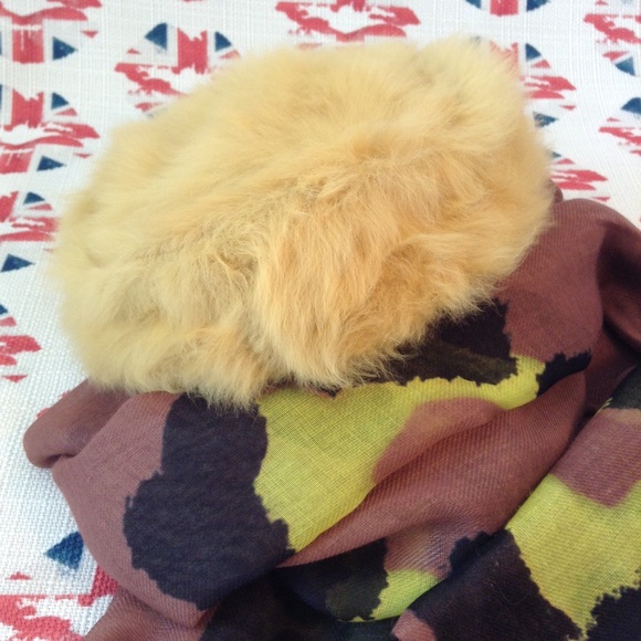 Vintage Faux Fur Pillbox Hat main image 5